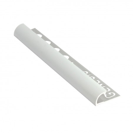 Profilo arrotondato in alluminio - Bianco