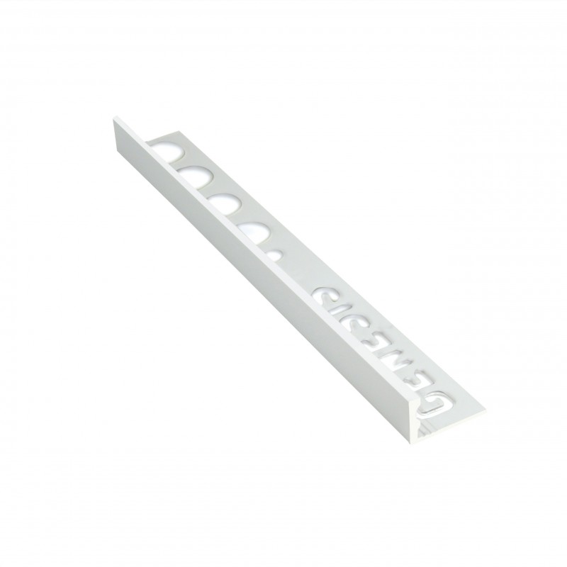 Profilo angolare in alluminio - Bianco