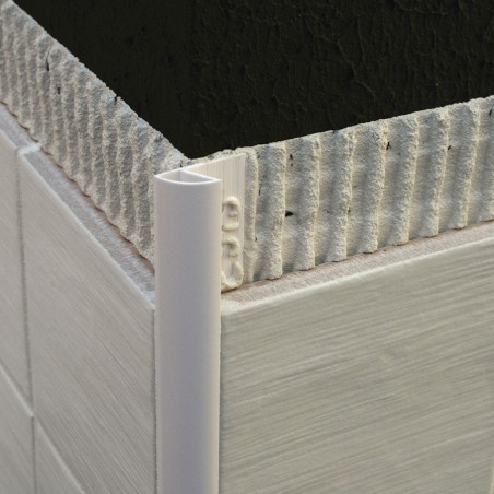 Profilo arrotondato in PVC - Terracotta